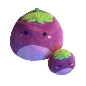 Squishmallows Kellytoy Eggplant Plush Toys Soft Plush Animals (20” & 8”) Glena